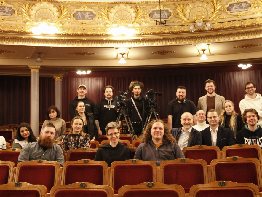 Audio-visual workshop at Lviv National Opera - Opera Europa Next Generation