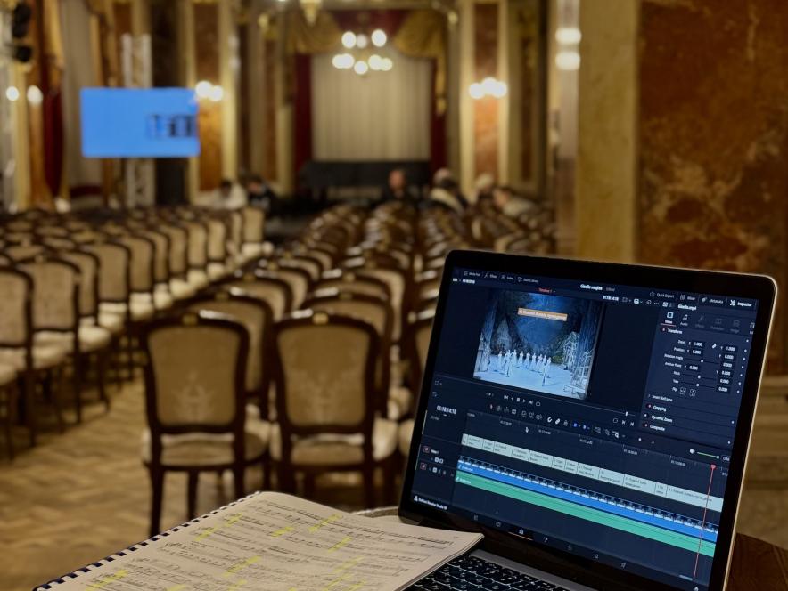 Audio-visual workshop at Lviv National Opera - Opera Europa Next Generation