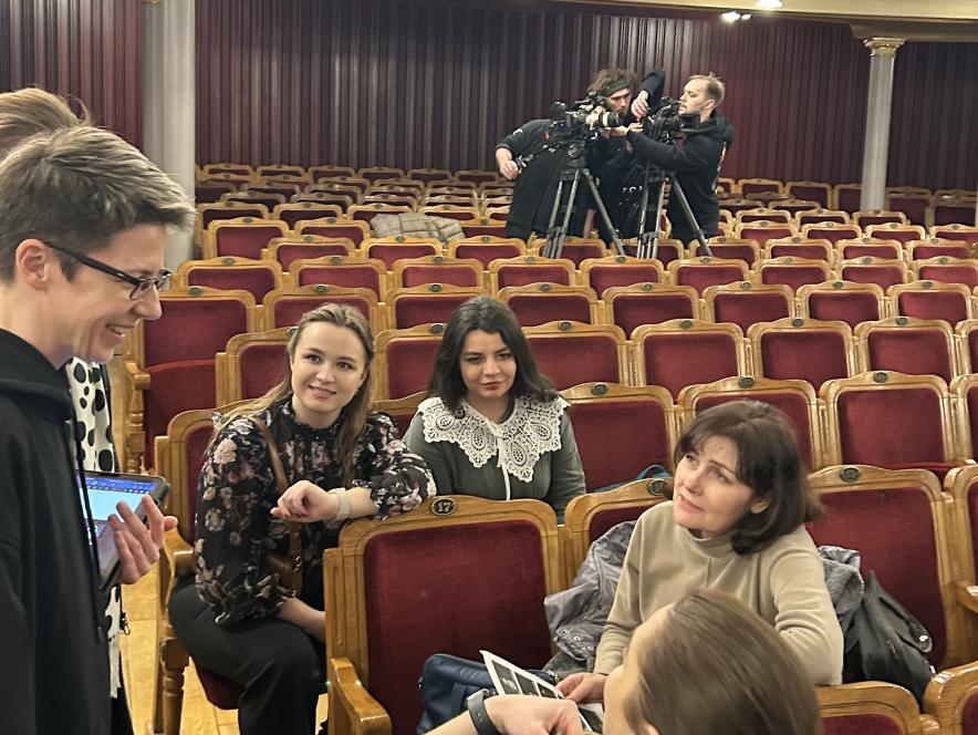 Audio-visual workshop at Lviv National Opera - Opera Europa Next Generation